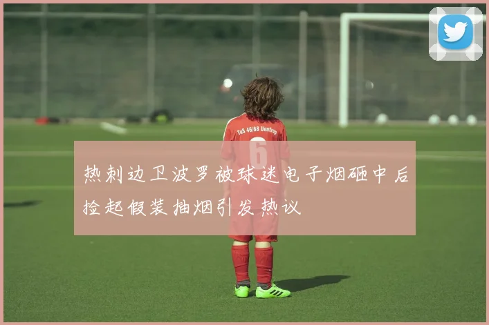 热刺边卫波罗被球迷电子烟砸中后捡起假装抽烟引发热议